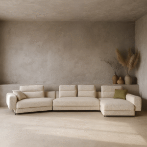 كنب زاوية كريمي