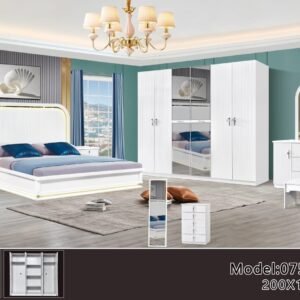 غرف نوم مودرن متكاملة 7 قطع كود (0757)