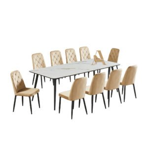 طاولة طعام مودرن 10 كرسي