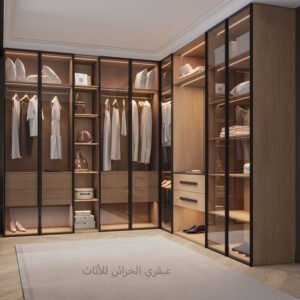 خزائن تفصيل(أبواب زجاج مفصلات)